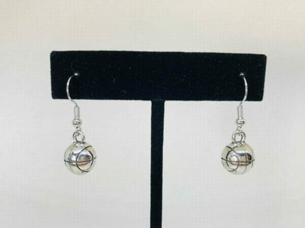 3DbasketballEarrings 3D Basketball Earrings