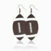 Leather Baseball Earrings Wholesale