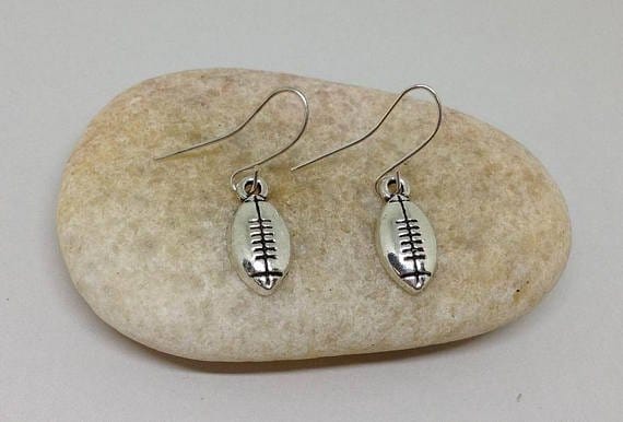 American_Football_Earrings_1 football charm earring