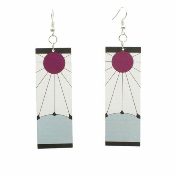 Demon Slayer Hanafuda Earrings