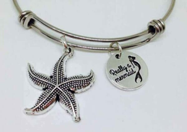 I am really a mermaid bangle