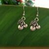 Cherry_Earrings_Silver cherry earrings