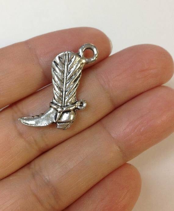 Cowboy boots charm