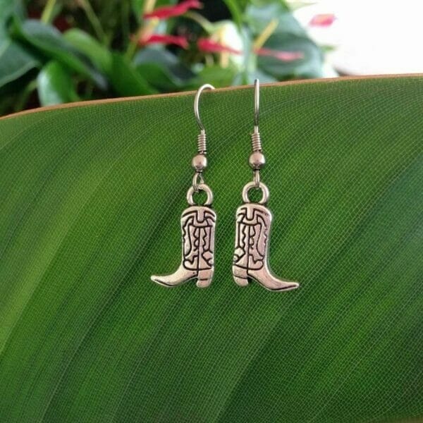 Western Cowboy Boots Earrings