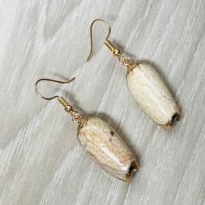 CowrieShellReallshellearrings Cowrie Sea Shell Earrings
