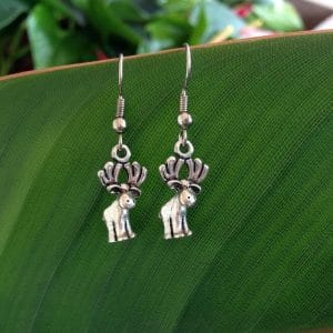 moose earrings baby moose earrings