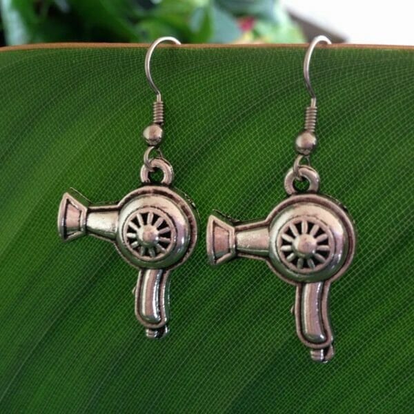 Earrings_Blow_Dryer Hair Dresser Earrings, Blow Dryer Earrings