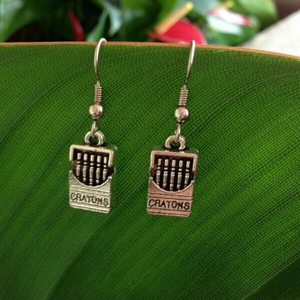 Crayons Craft Artist Earrings