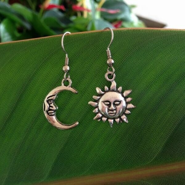 Earrings_Sun_Moon Sun and Moon Earrings