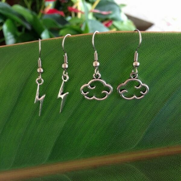 Earrings_Thunder_Cloud Wholesale Thunder and Cloud Earrings