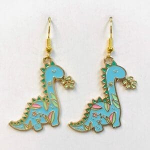 Anime Cute Dinosaur Earrings Kawaii