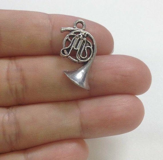 French_Horn_Charm French horn music charm wholesale