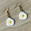 Fried Egg Gold Earrings
