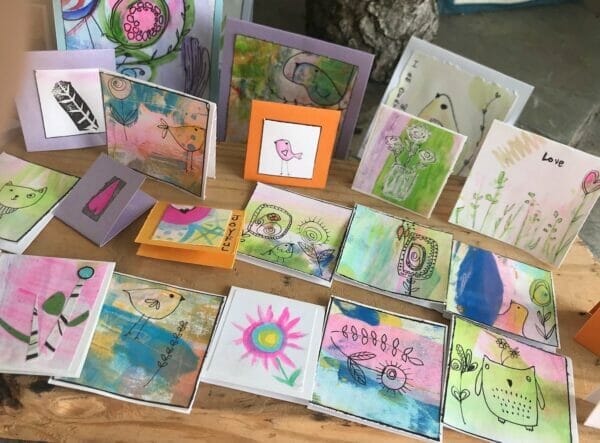 Giftcardshandpaintedoriginalpainting_29f4591c-ee5f-44a2-a0f6-df114221a238 handpainted religious quote bird flower cross gift tags