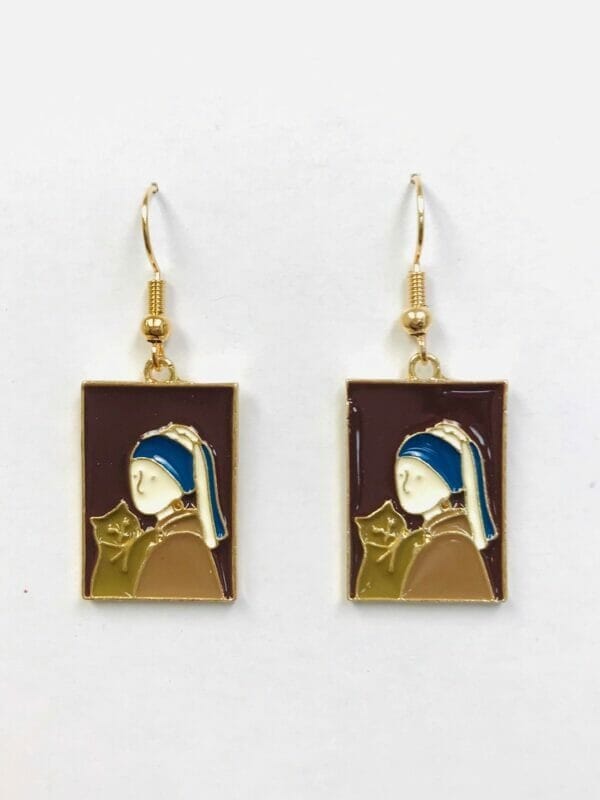 Girlwithapearlfamouspaintingearrings Girl with a Pearl Earring