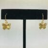 Tiny Gold Butterfly Earrings,