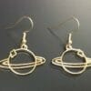 Planet Earrings, Earth Earrings