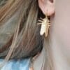 Goldbugearrings Gold Bug Novelty Earrings, Cicada Jewelry