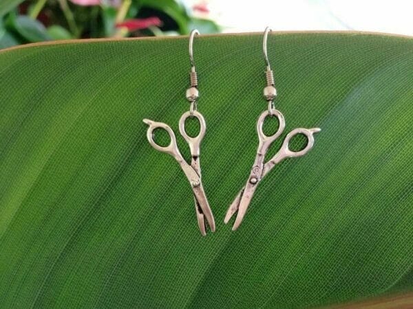Hair_Dreser_Earrings Hair Dresser Earrings Scissors Earrings