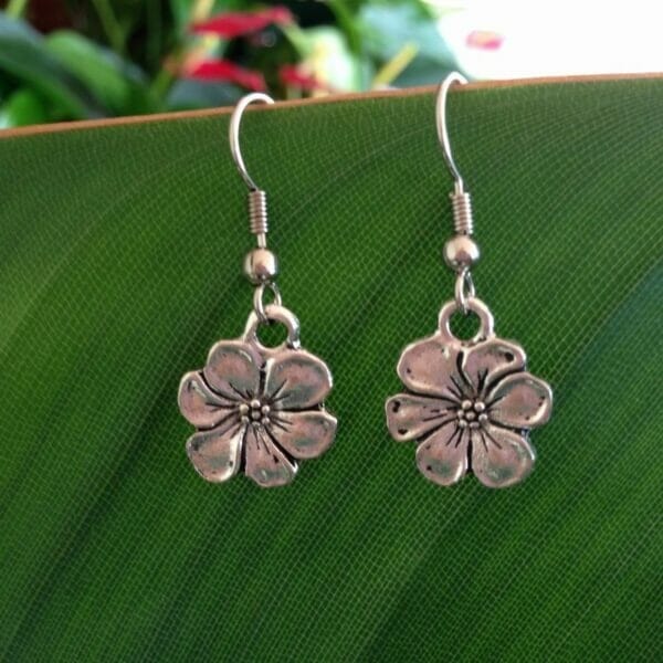 Hibiscus_Earrings Hibiscus Flower Earrings