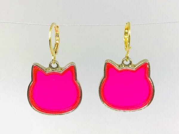 IMG_0270 Cat Face Earrings
