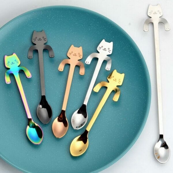 IMG_2544 Cat Coffee Spoon, Coffee Novelty, Coffee Stirrers