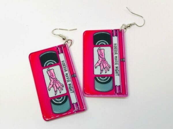 IMG_3968 Let's Get Spooky Horror Movie Night Acrylic Earrings