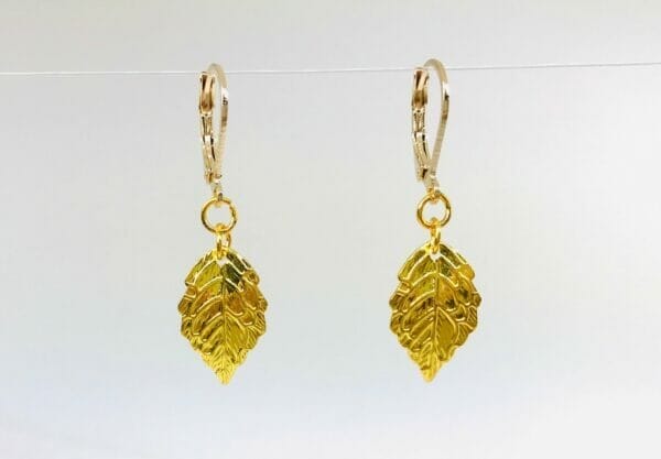 IMG_5305 Dainty Leaf Earrings
