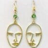Dangle Earrings, Face earrings