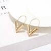 IMG_6492 Geometric Triangle Earrings, Boho Earrings