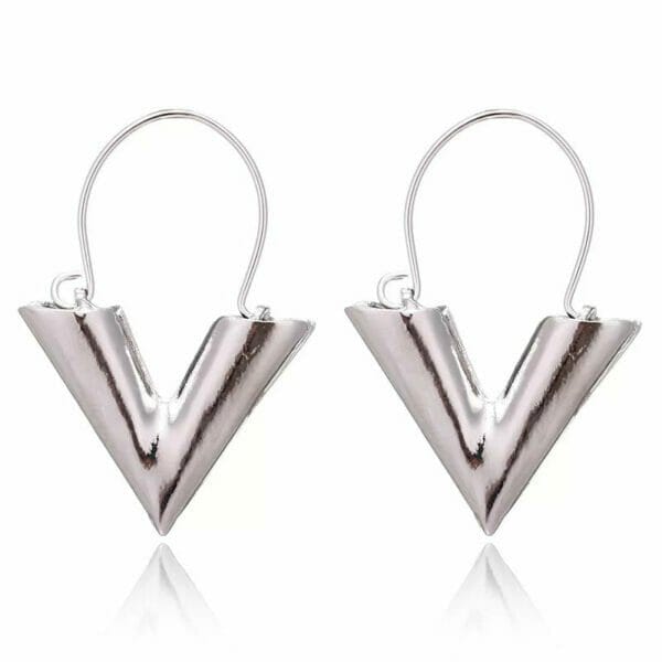 IMG_6497 Geometric Triangle Earrings, Boho Earrings