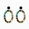 Hoop Acetate Tortoise Shell earrings