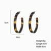 boutique style hoop earrings wholesale