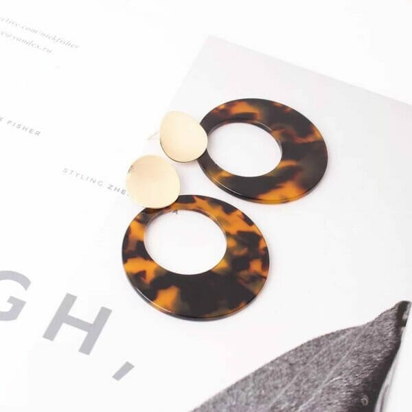 IMG_7538 Hoop Acetate Tortoise Shell earrings