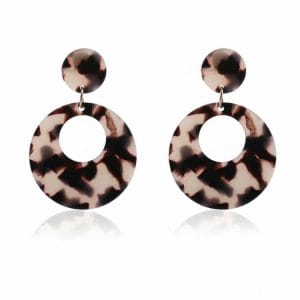 Hoop Acetate Tortoise Shell earrings
