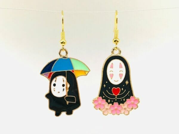 IMG_8584 Studio Ghibli Kaonashi Faceless Earrings