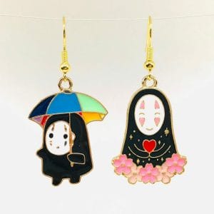 IMG_8584 Studio Ghibli Kaonashi Faceless Earrings