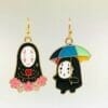 Studio Ghibli Kaonashi Faceless Earrings