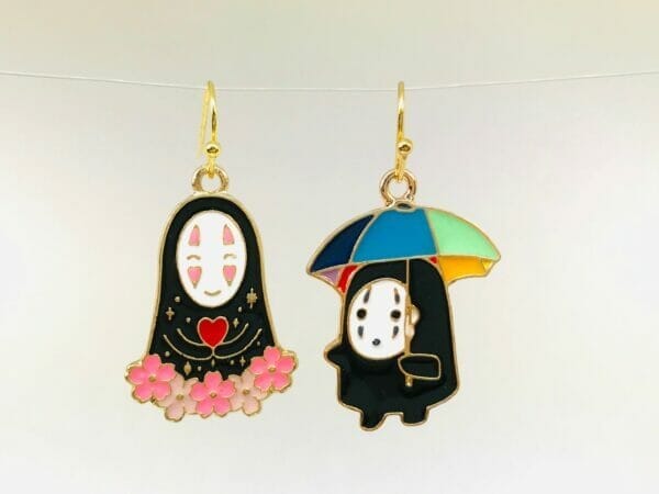 IMG_8692 Studio Ghibli Kaonashi Faceless Earrings
