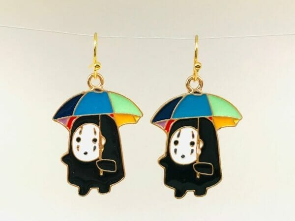 IMG_8693 Studio Ghibli Kaonashi Faceless Earrings