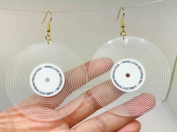 IMG_9737 Phonograph Record Earrings