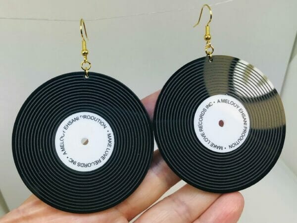IMG_9739 Phonograph Record Earrings