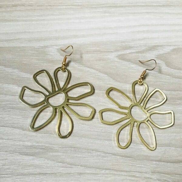 IMG_E9854 Sunflower Flower Earrings