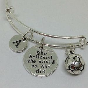 soccer she believe she could so she did bangle