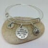 Initial_bangle_Volleyball Volleyball Bangle Bracelet