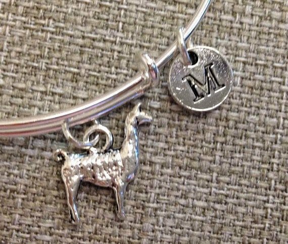 Llama_bangle Llama charm bracelet