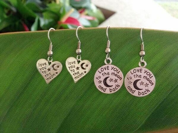 Love You to the Moon Earrings