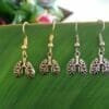 Lung Earrings Gold or Silver