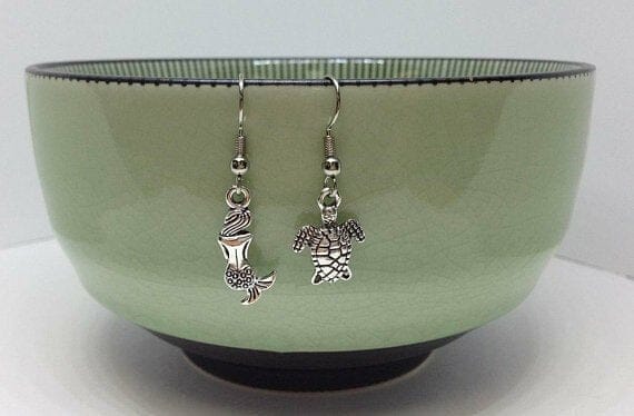 Mermaid_With_Turtle_Earrings_c94f613b-43b4-4cac-a681-ae38a243faa4 Mermaid Charm Earrings