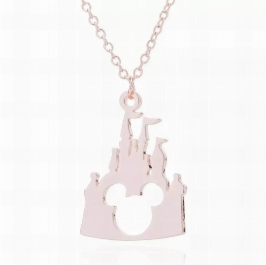 MickeyCastleNecklaces Mickey Castle Necklace, Disney Necklace